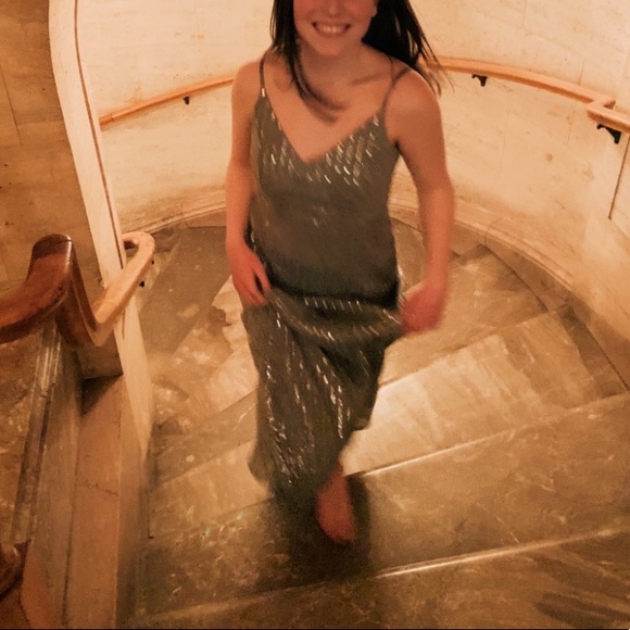 Silver Maxi Dress - Picture 2 of 10